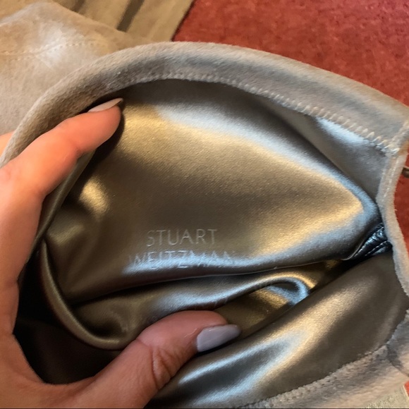 Sale-Stuart Weitzman gray suede highlands like new - Picture 4 of 6